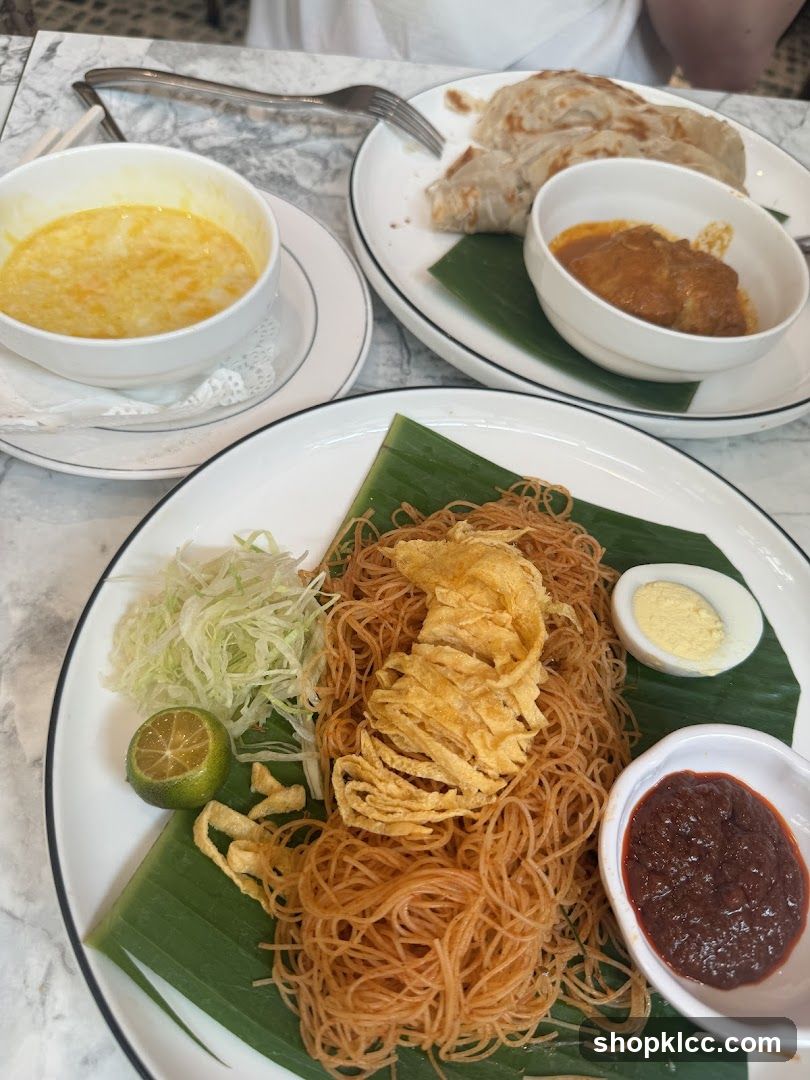 Noodles and Roti Canai
