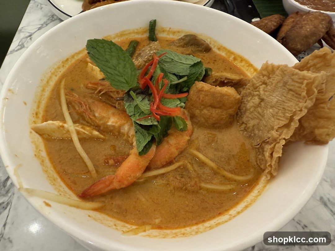 Laksa with Shrimp and Tofu