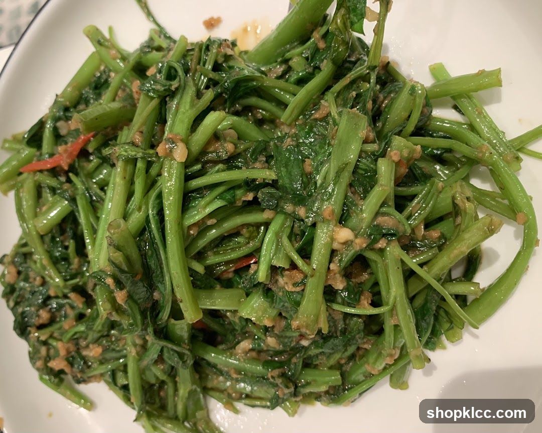 Stir-fried Water Spinach