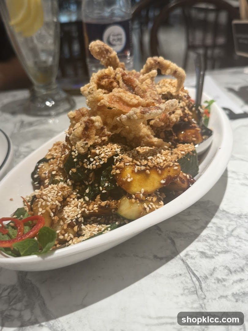 Fried Soft Shell Crab Dish