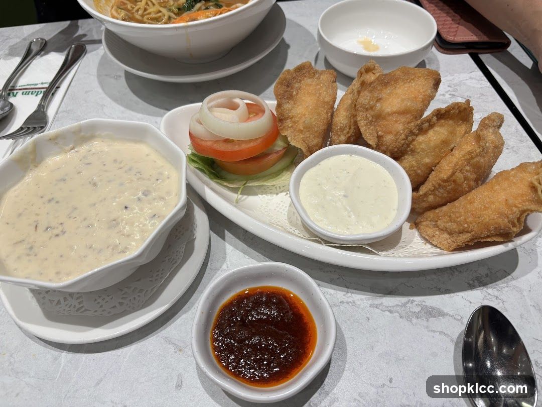 Fried Appetizers with Dips