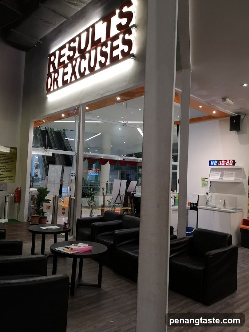 Gym Entrance with Motivational Signage