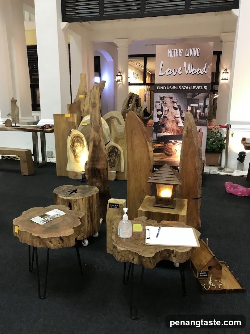 Wood Furniture Display