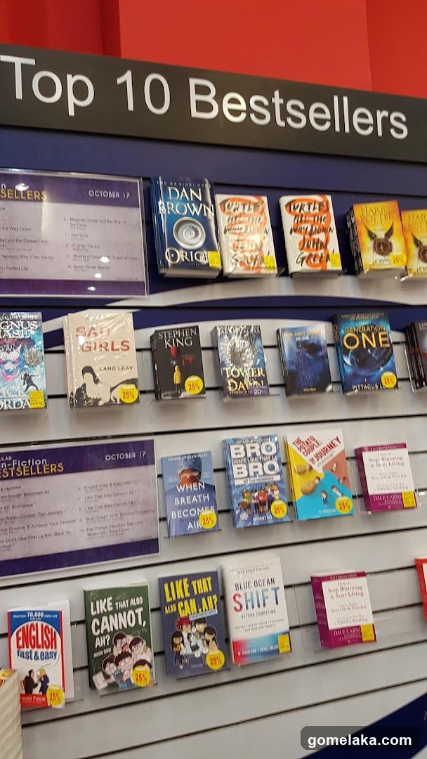 Bookstore Bestseller Display