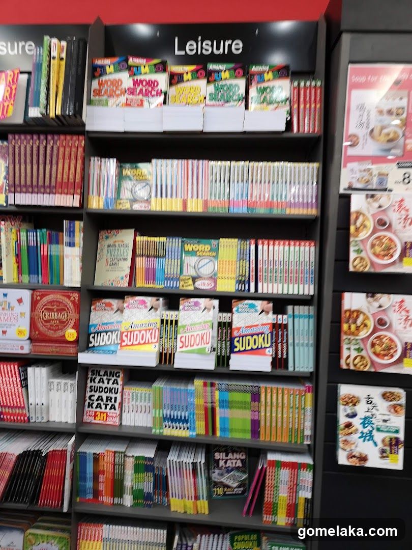Leisure Section in Bookstore