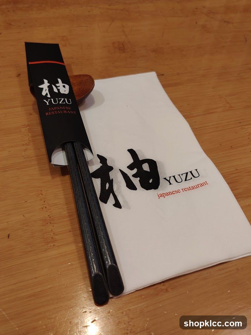 Chopsticks and Napkin