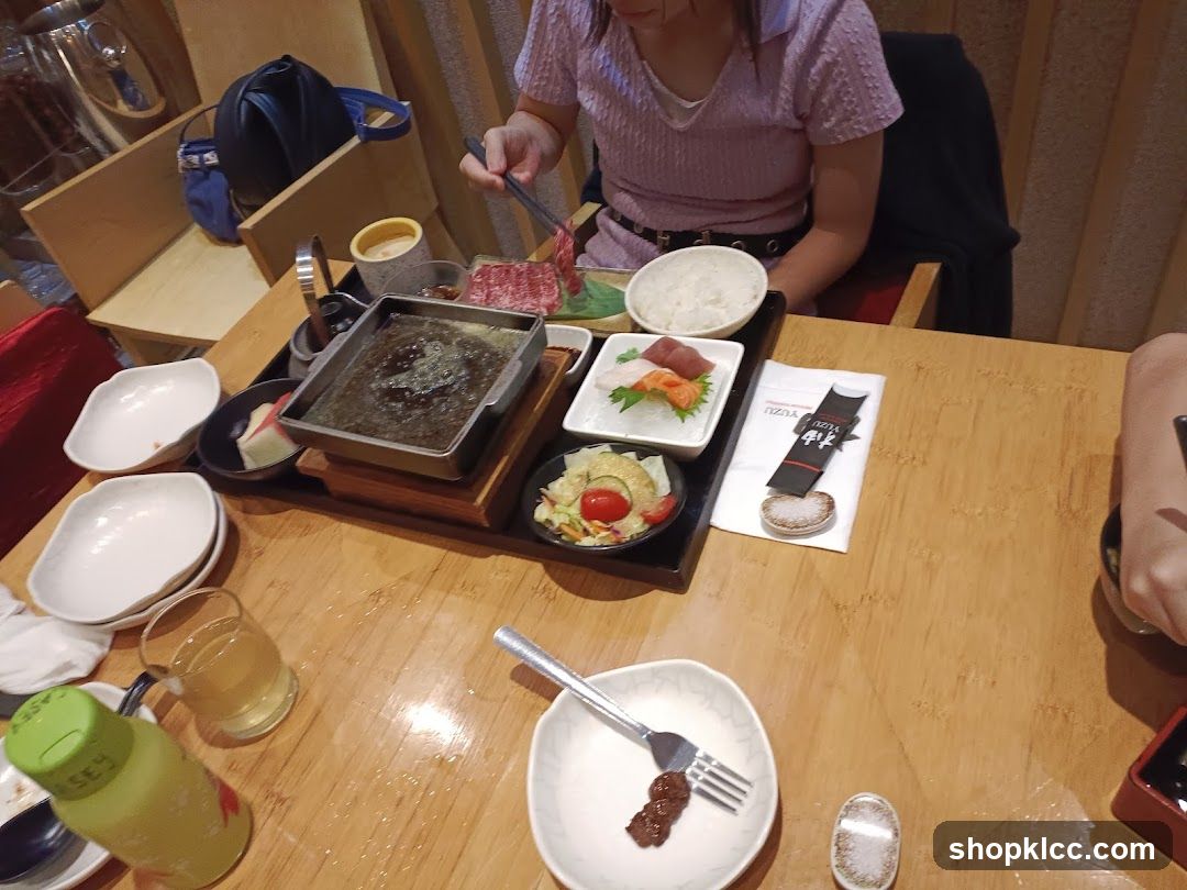 Diners Enjoying a Meal