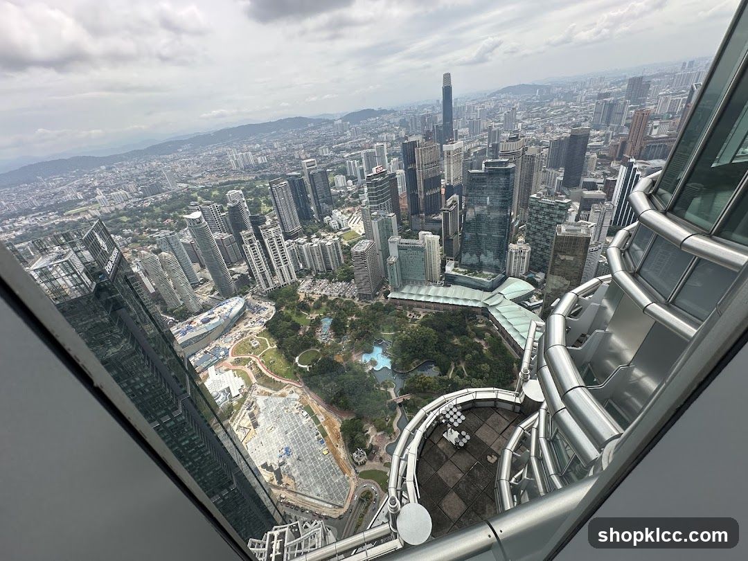 Panoramic City View from Above