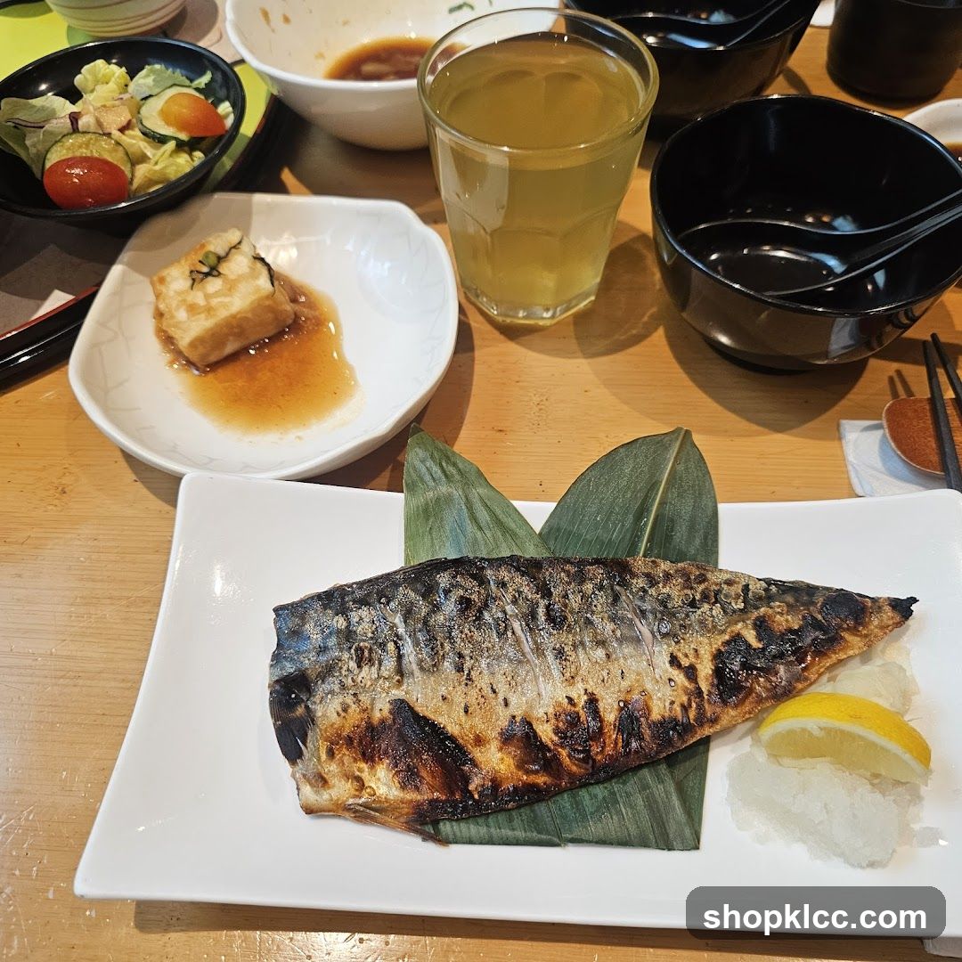 Grilled Mackerel Meal