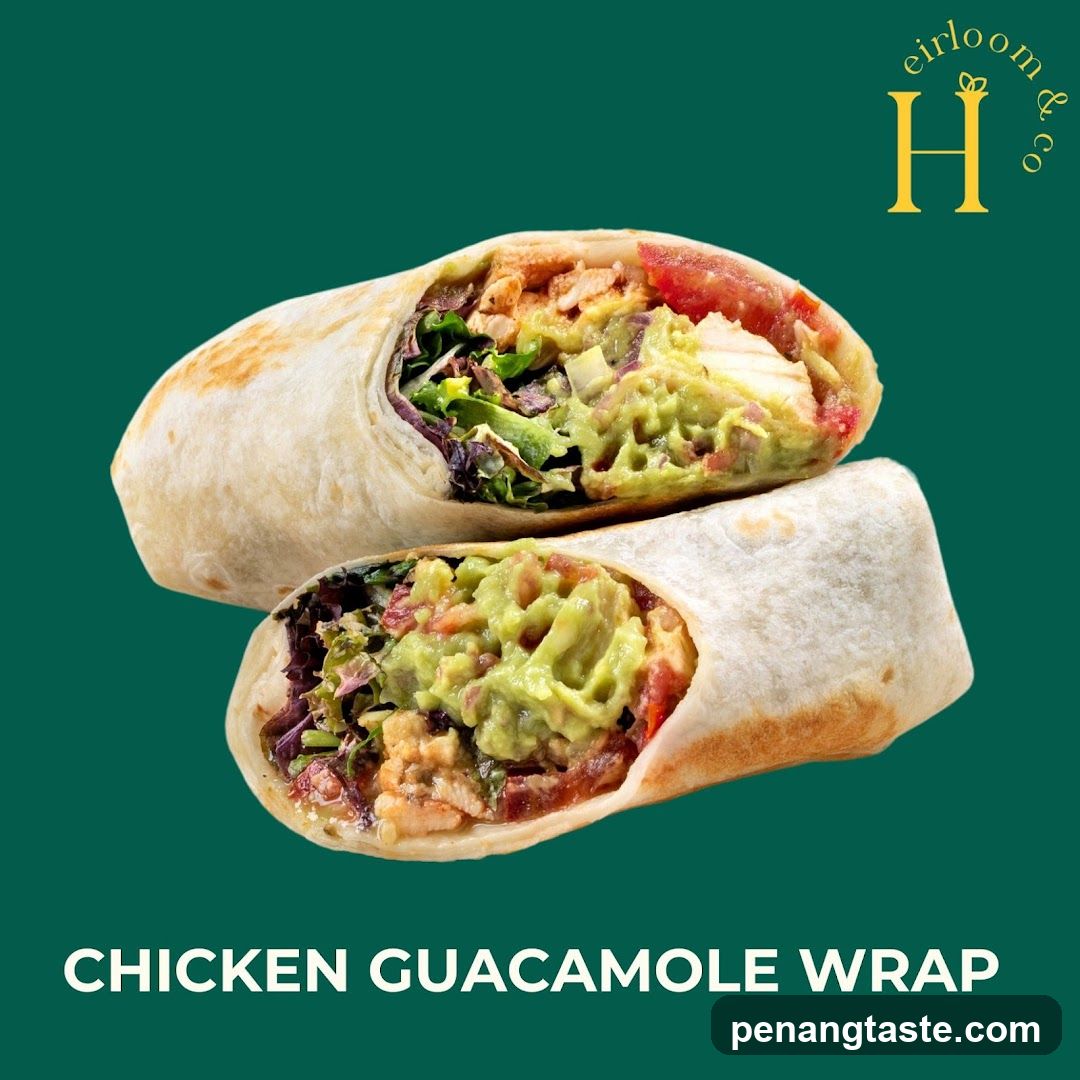 Chicken Guacamole Wrap