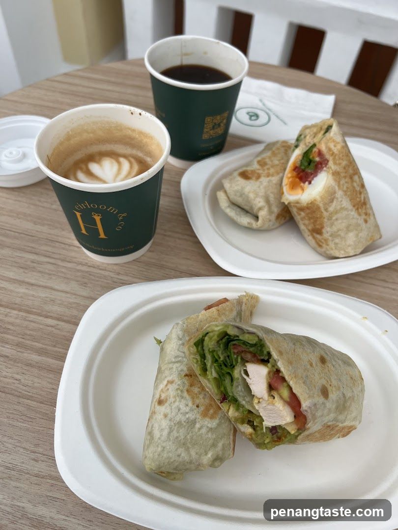 Coffee and Wraps