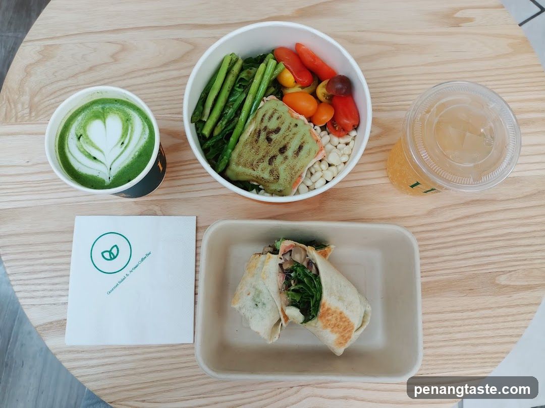 Gourmet Salad and Coffee