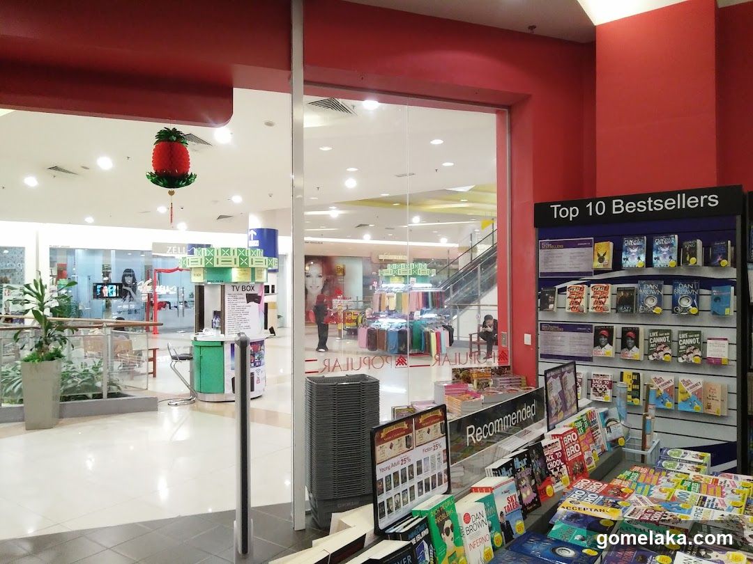 Bookstore interior view