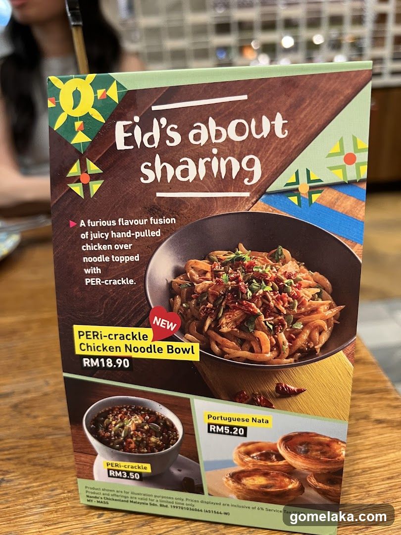 Promotional Menu Stand