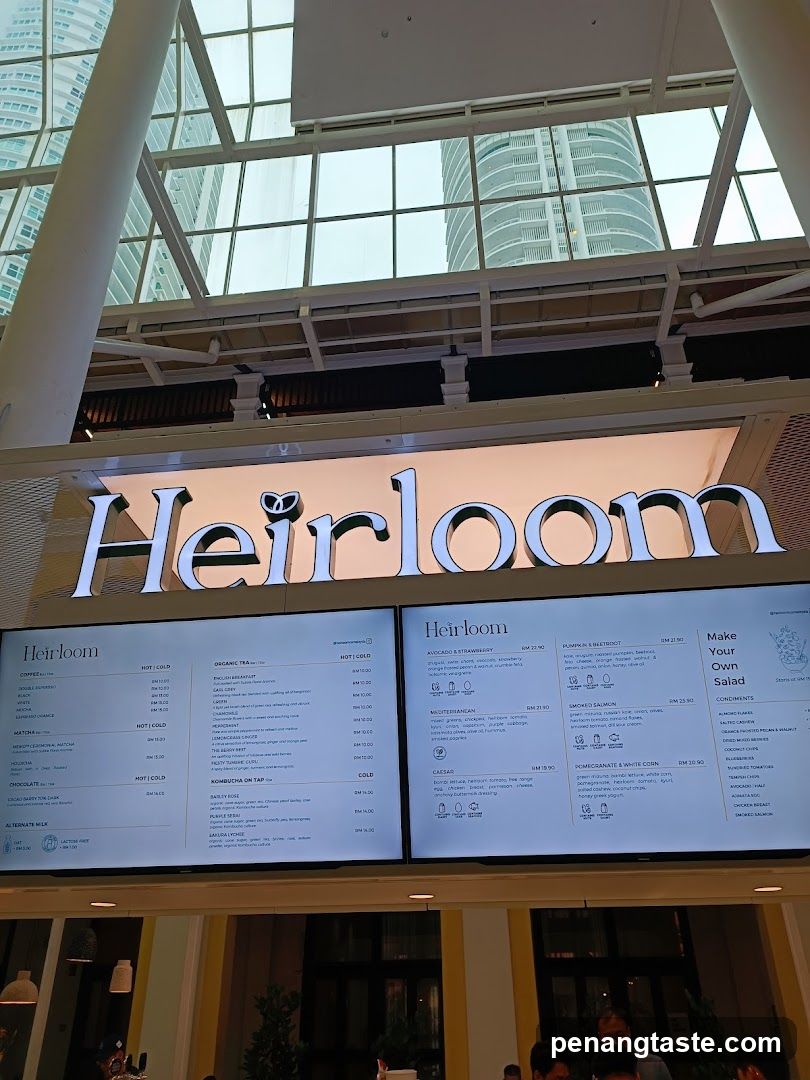 Heirloom Menu