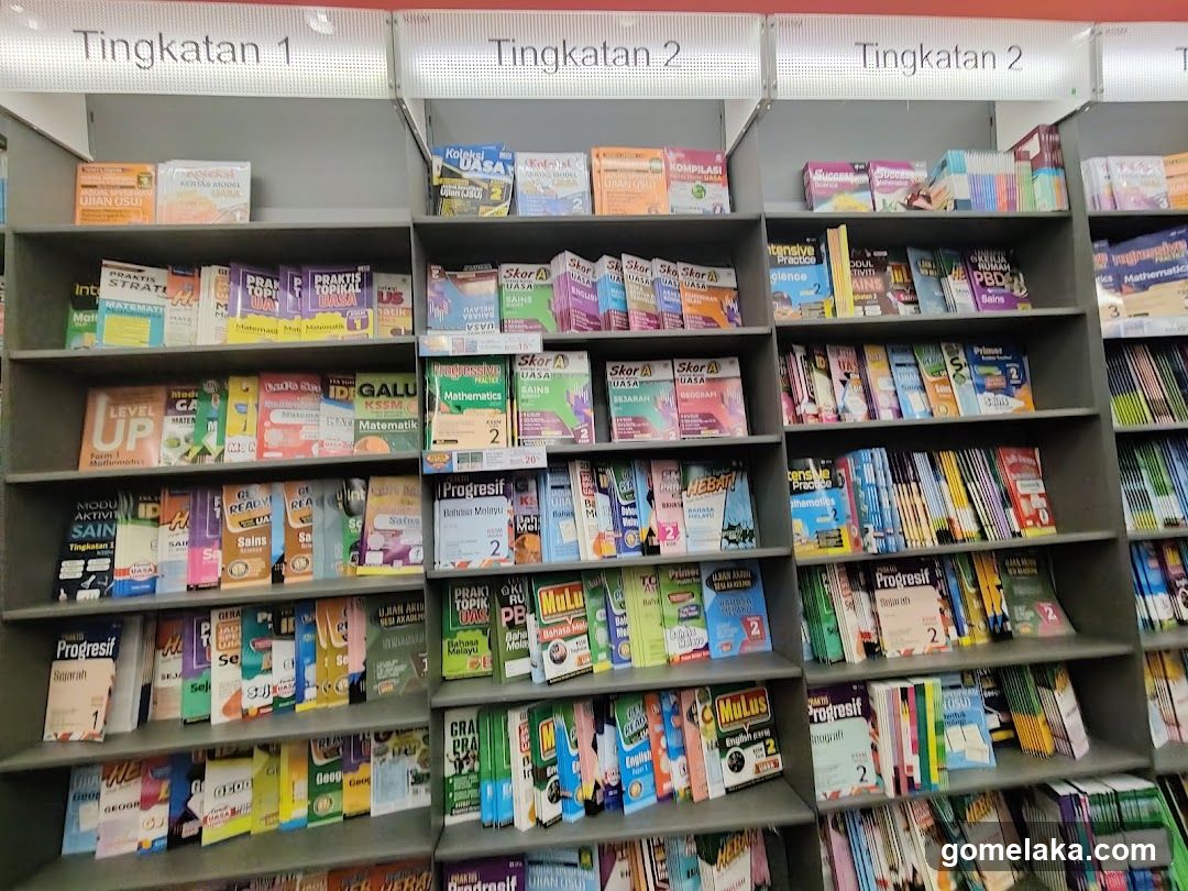 Bookstore Shelf Section