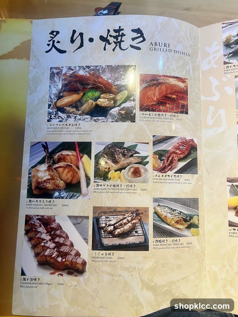 ABURI GRILLED DISHES