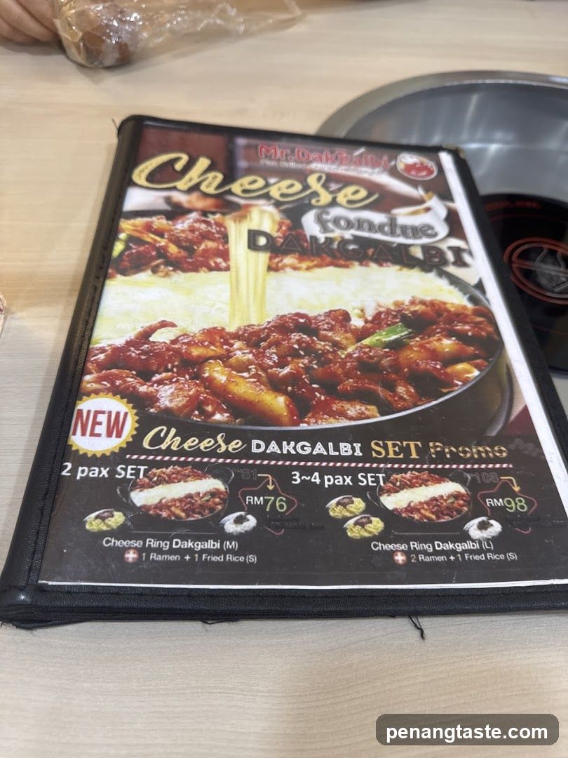 Cheese Dakgalbi Set Promo