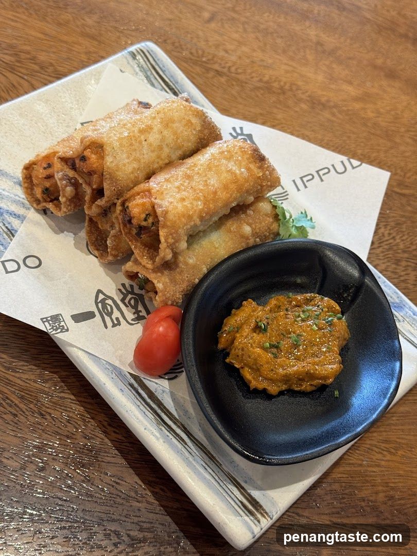 Fried Rolls with Dip