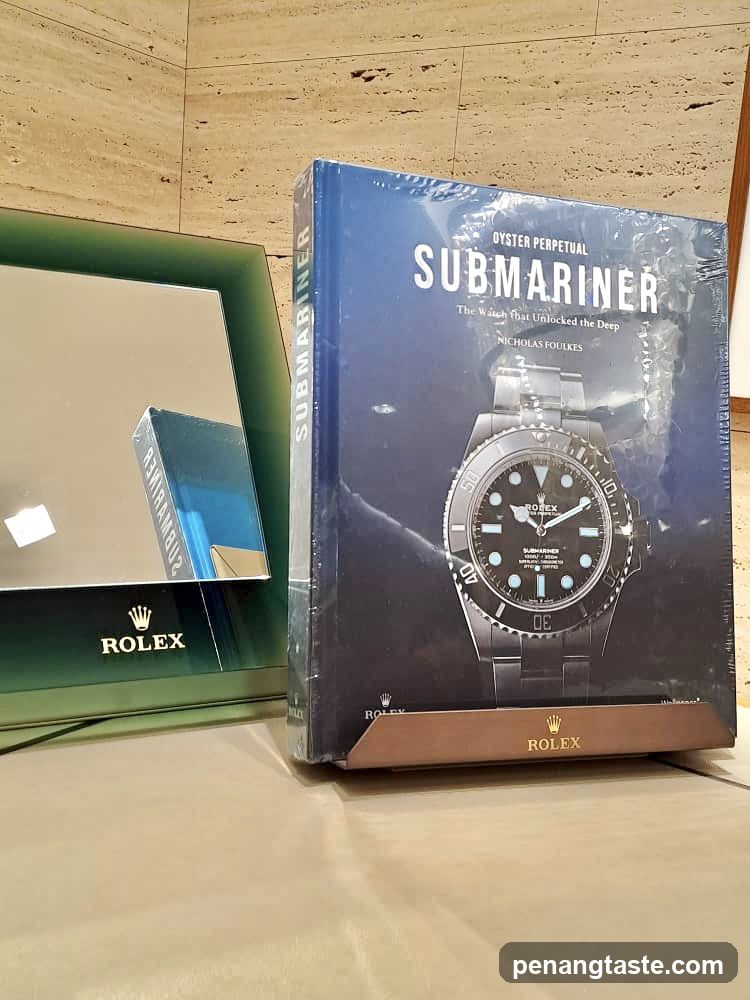 Rolex Submariner Book and Display