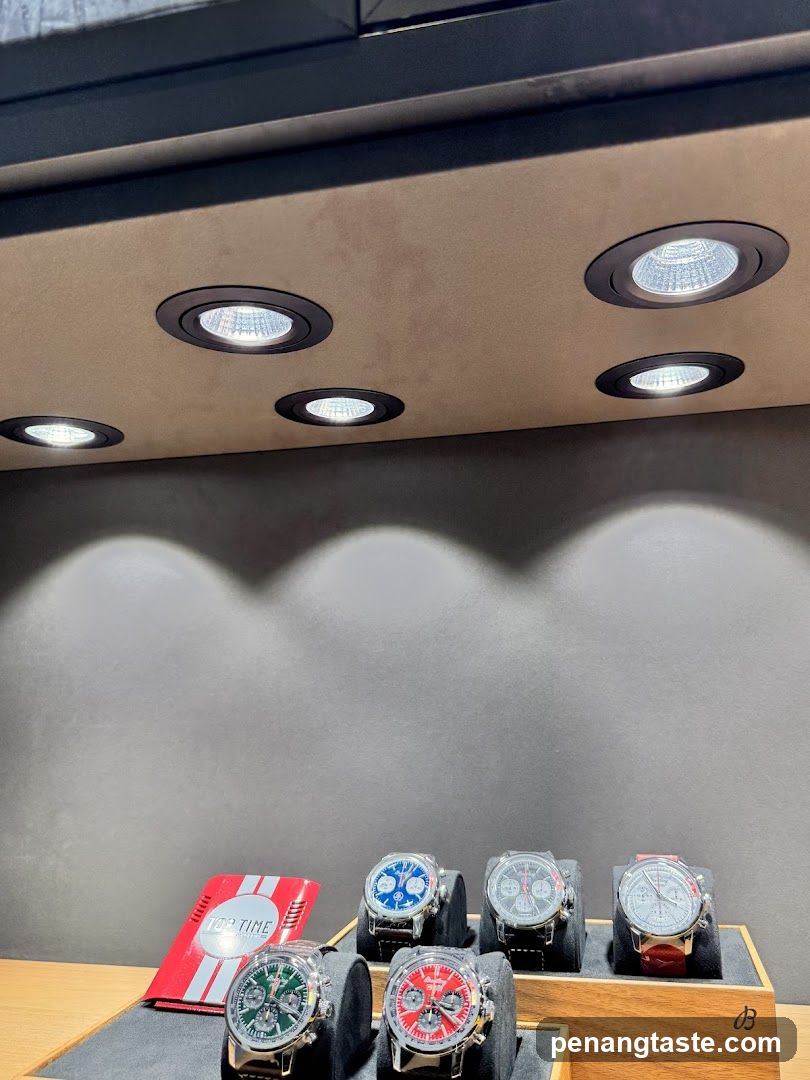 Watches on Display