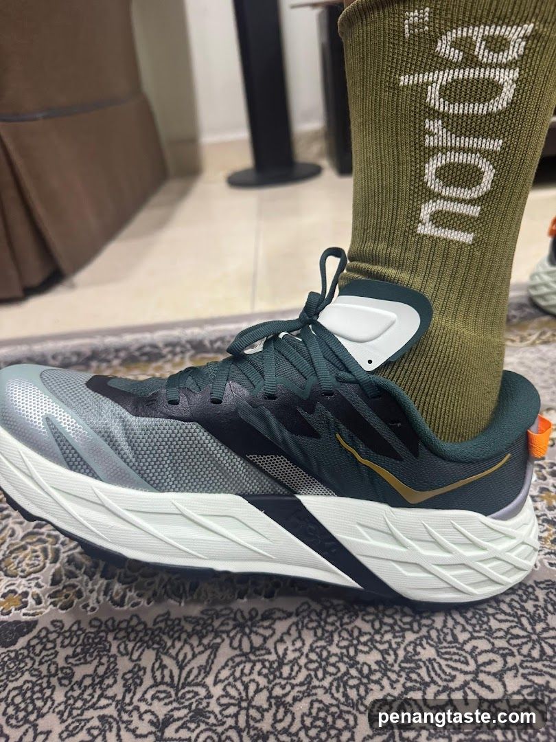 Running Shoe and Socks