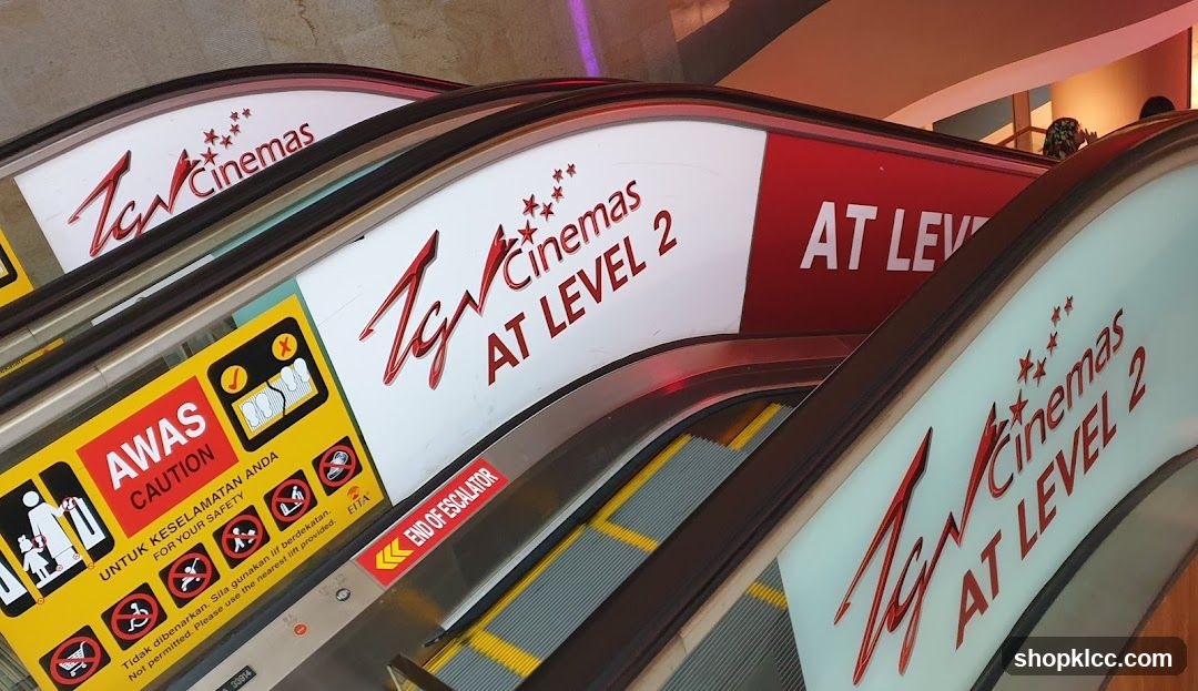 TGV Cinemas Escalator Signage
