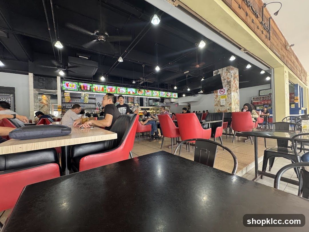 Restaurant Interior with Diners
