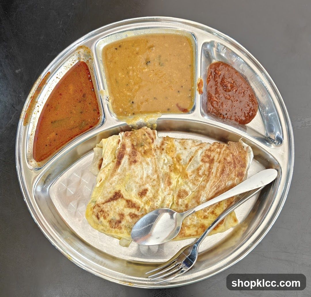 Roti Canai with Curries