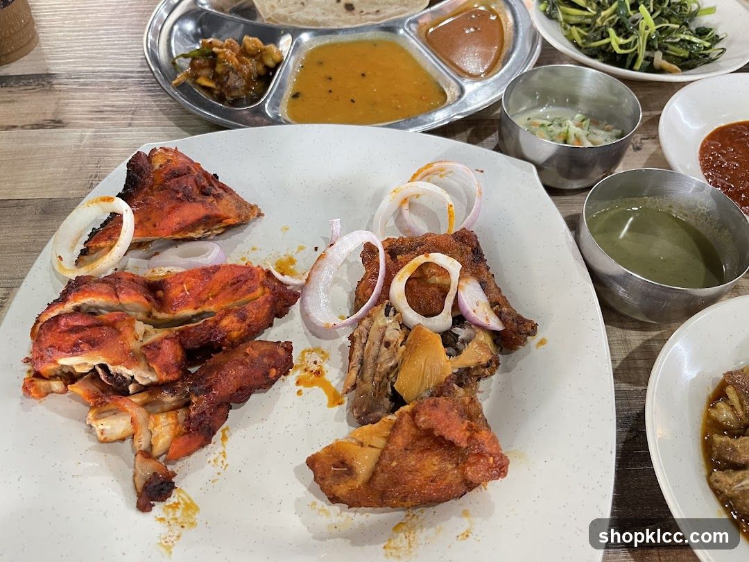 Tandoori Chicken Platter