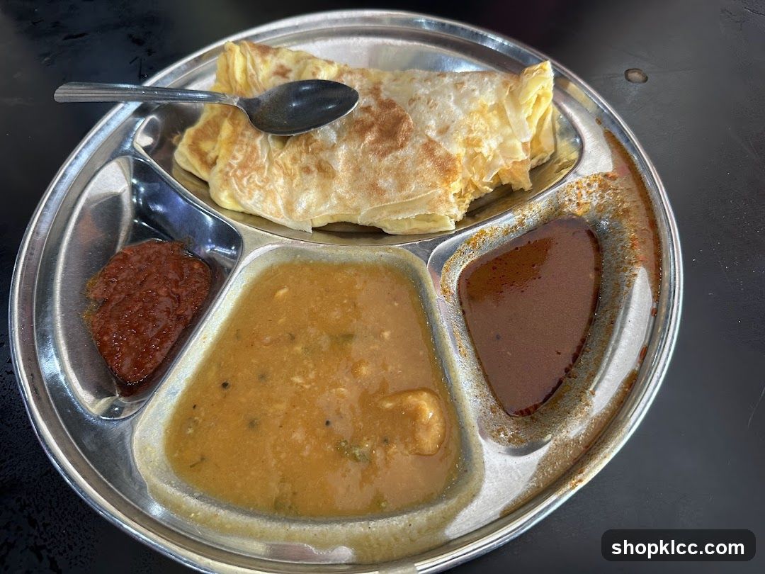 Roti Canai with Curries