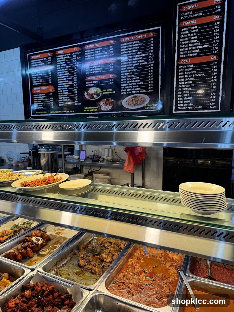 Food Display and Menu