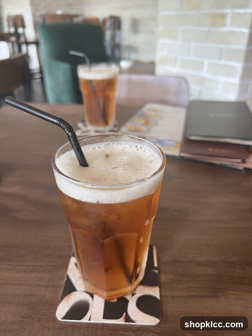 Iced Tea on a Coaster
