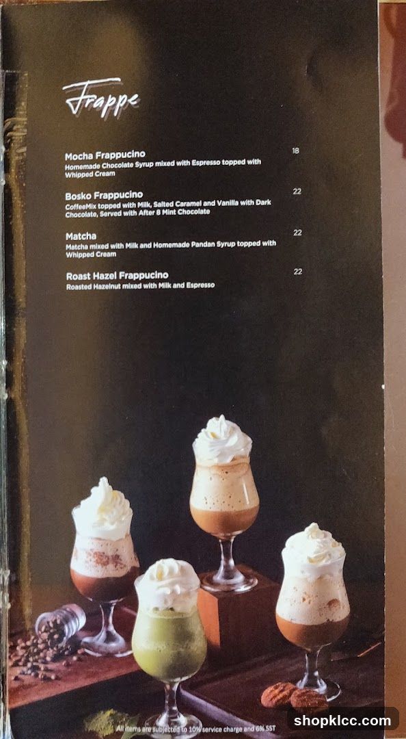Frappe Menu