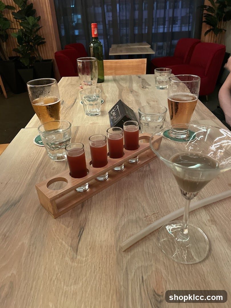 Drinks on a Table