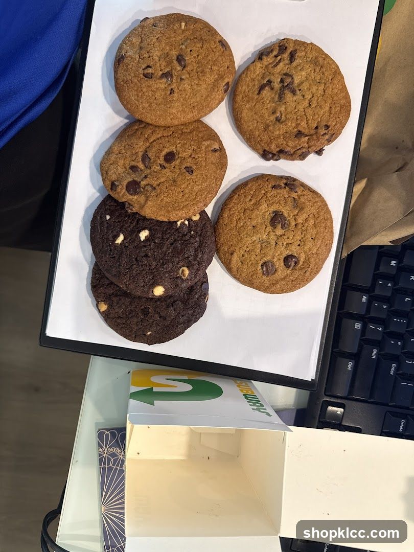 Cookies on a tray