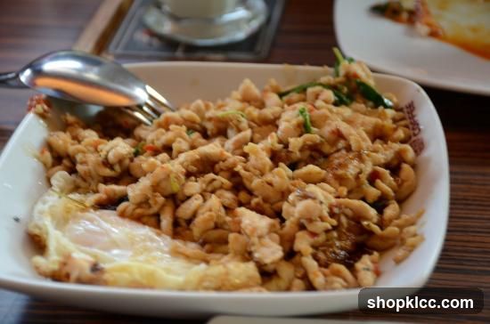 Minced Meat Dish with Fried Egg