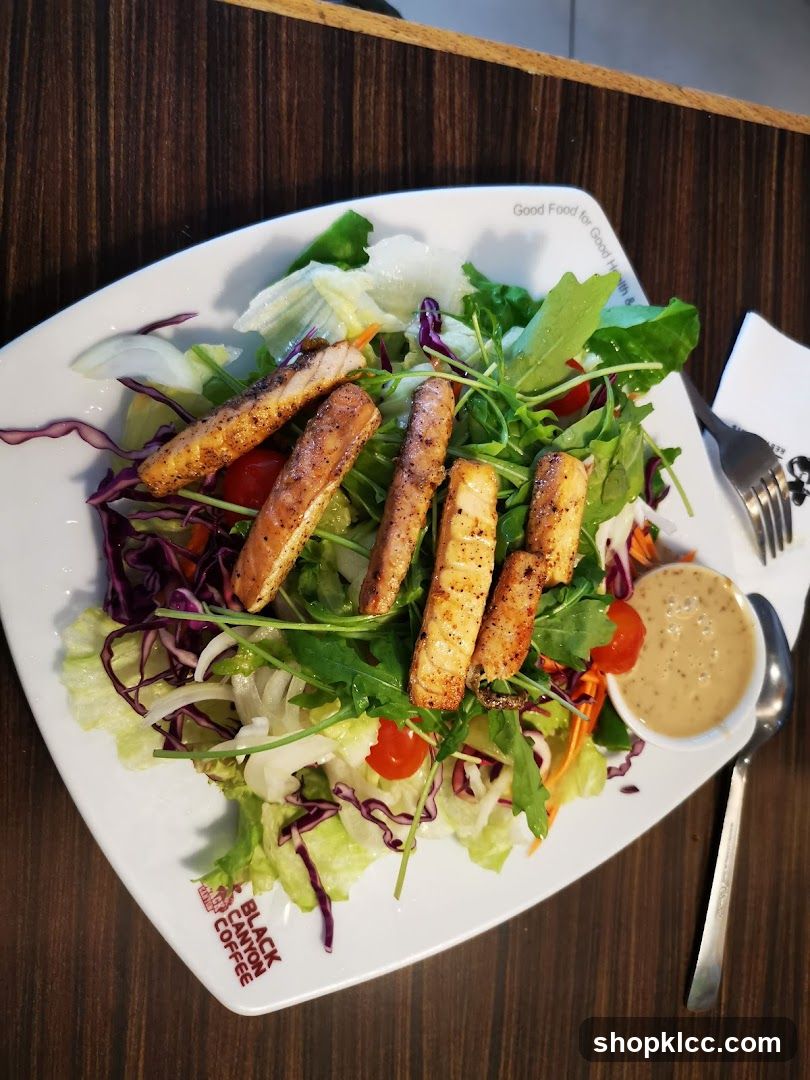 Grilled Salmon Salad