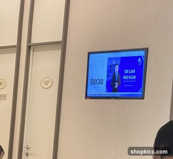 Digital Display for Dr. Lam Wei Kian