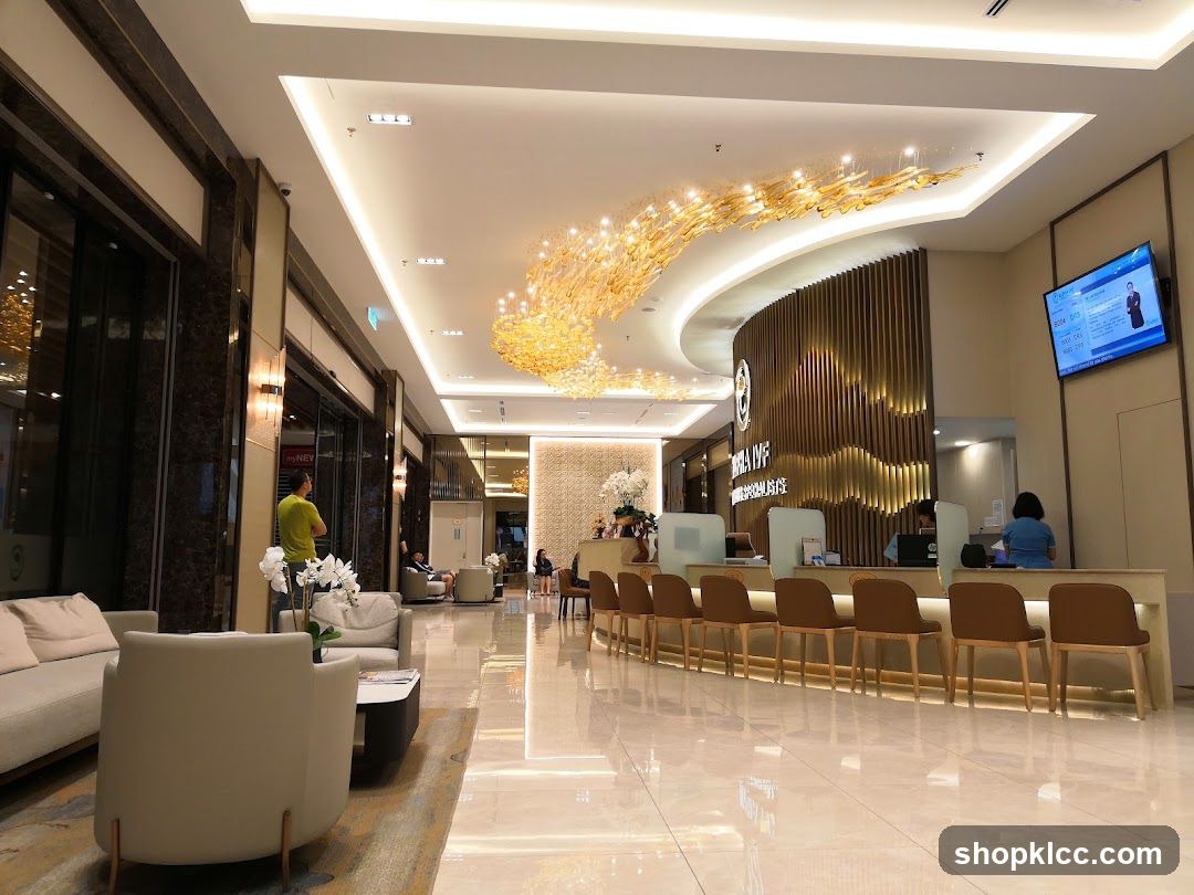 Modern Lobby with Reception Desk
