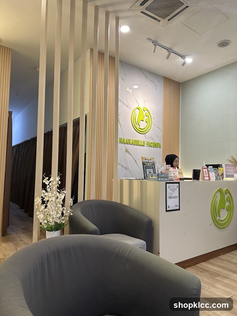 Spa Reception Area