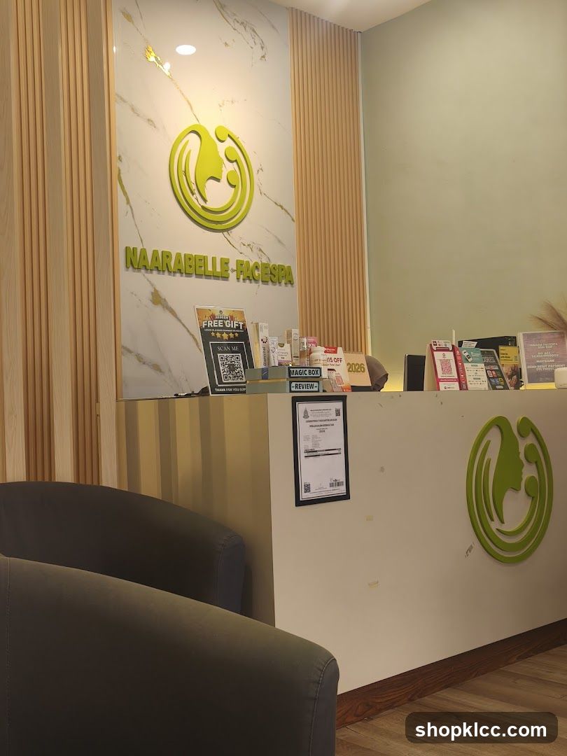 Spa Reception Area