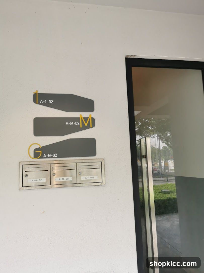 Mailboxes and Unit Numbers