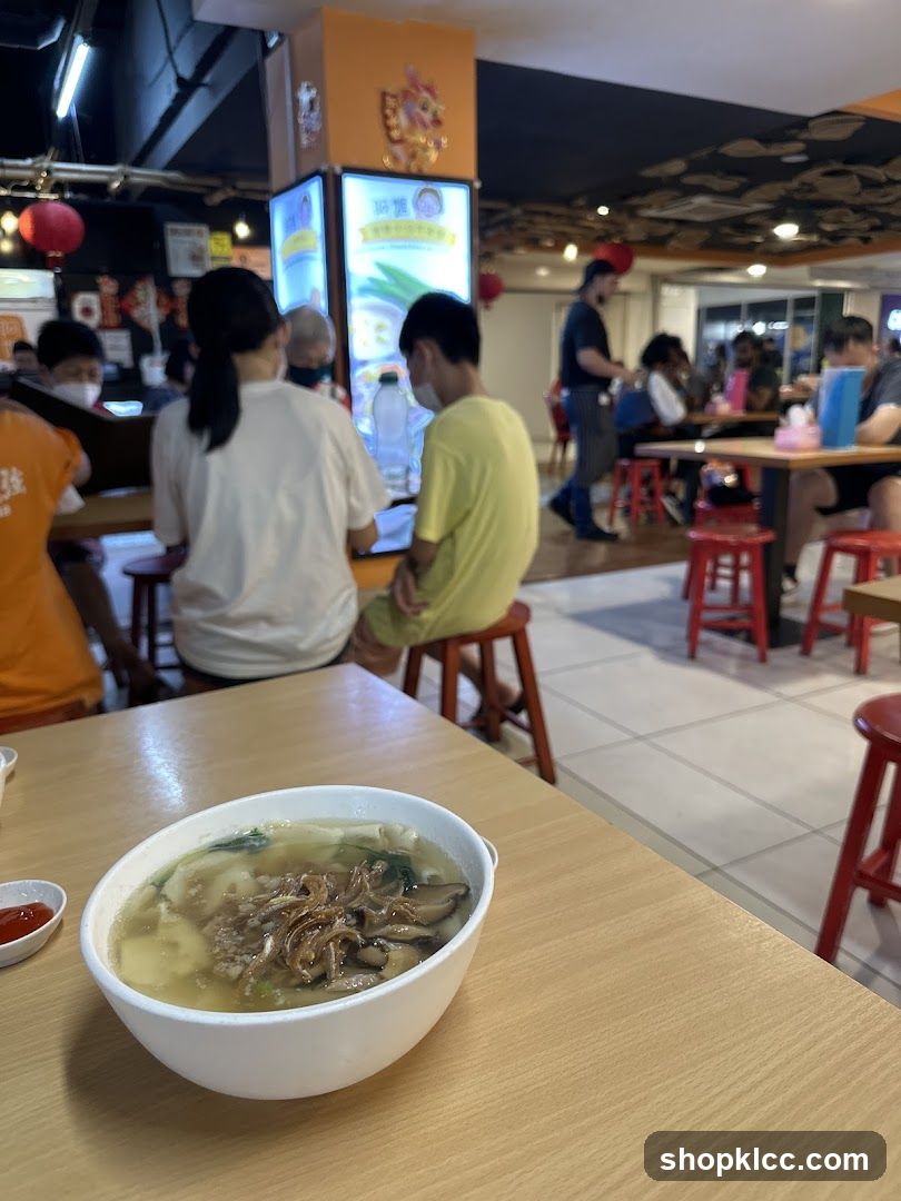 Restaurant Interior with Food
