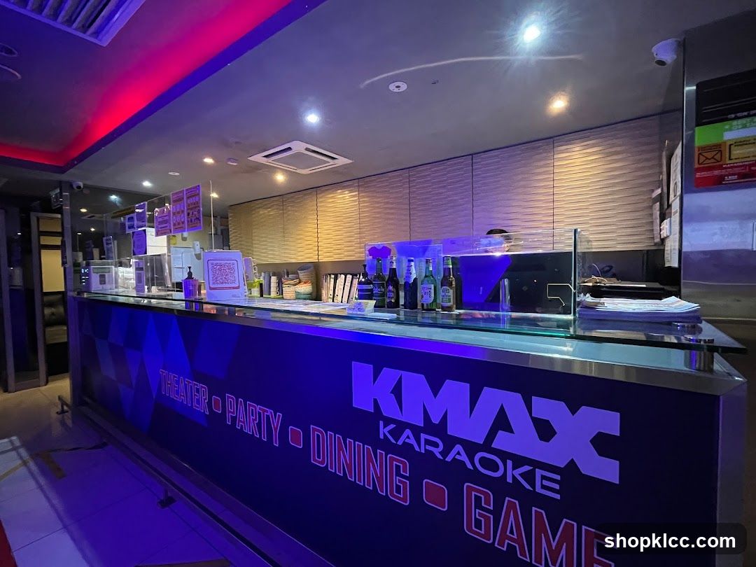 KMAX Karaoke Bar Counter