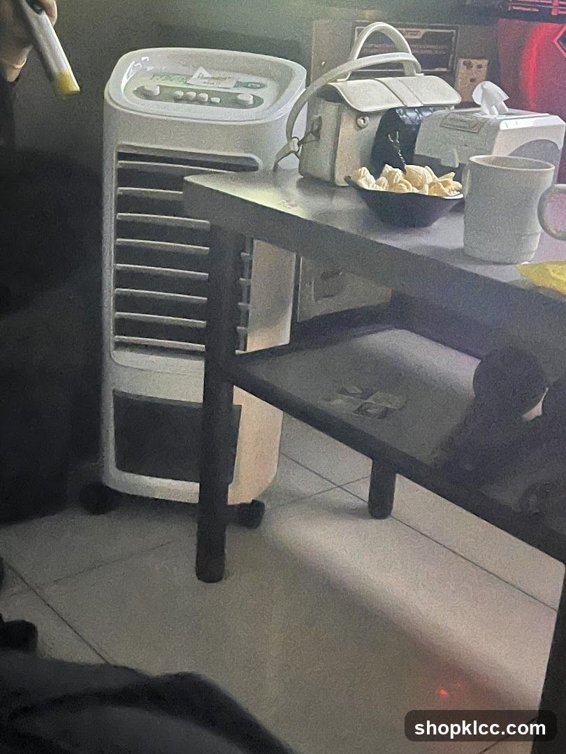 Table with Snacks and Cooler