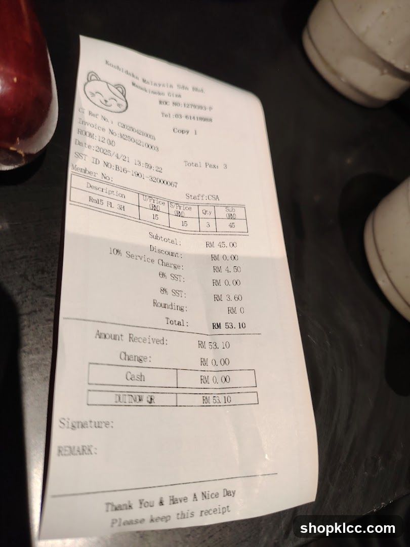 Receipt