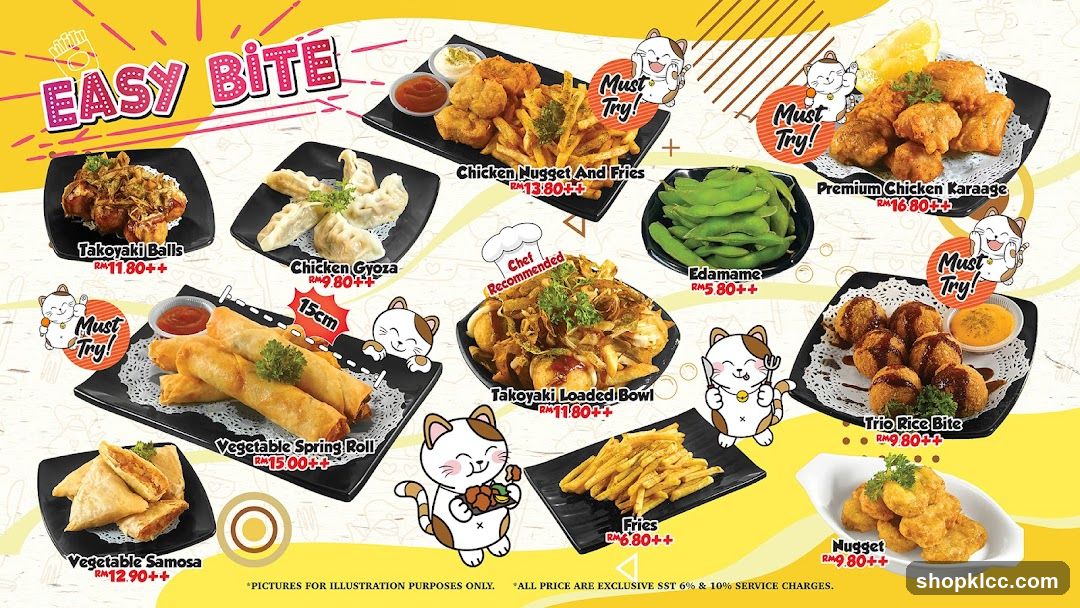 Easy Bite Menu