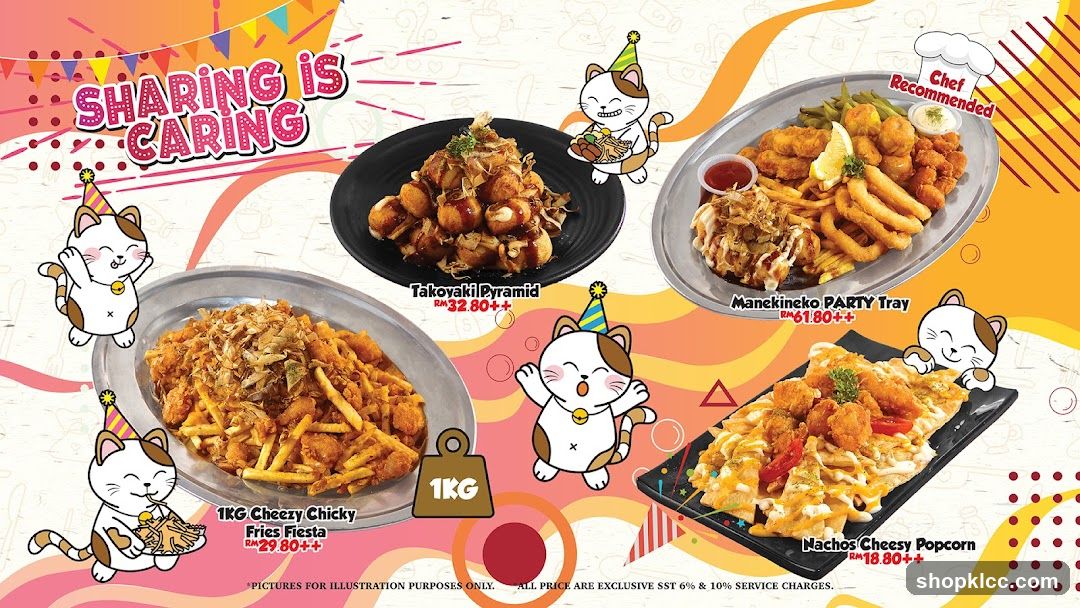 Sharing is Caring Menu