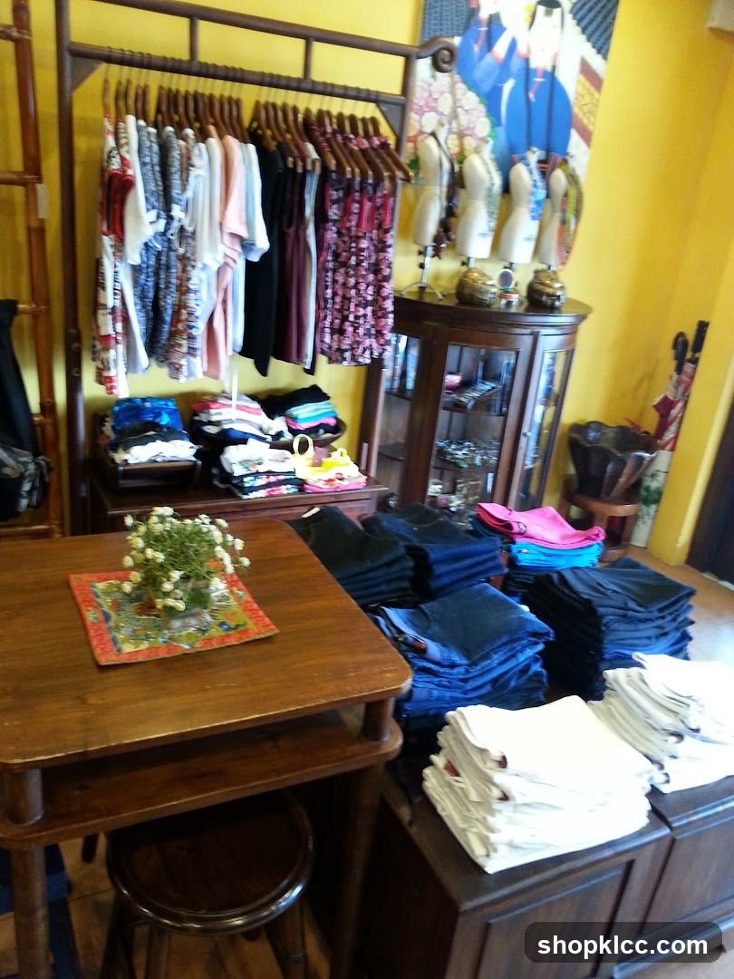 Clothing store interior